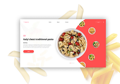 Pasta app art design figma ui ux web website