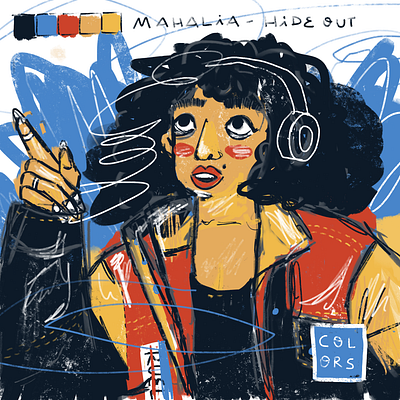 Colors favorite looks _ Mahalia - hide out colors fashion illustration mahalia procreate