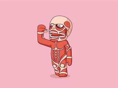 穿越千里来吃你 boy dead deadline eat evil illustration line meet people red titan vampires zombies