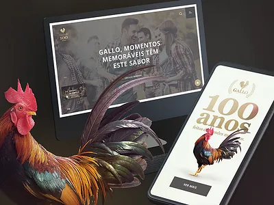 "Gallo - Olive oil" site proposal card cards design digitalart filipesj gallo interface oliveoil responsive timeline ui ux web webdesign