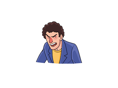 Cartoon Man Sticker cartoon stickers chat stickers chatstickers funny indian cartoon indian stickers indiancartoon man cartoon stickerart