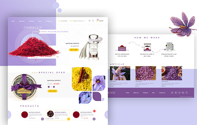 saffron Web design creative design design saffron ui ux web web design webdesign