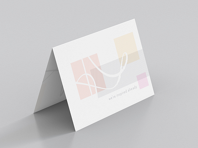 Performing Arts Center Holiday Card branding design geometric illustration stationary