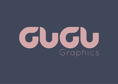 Gugu Graphics logo branding design logo typography