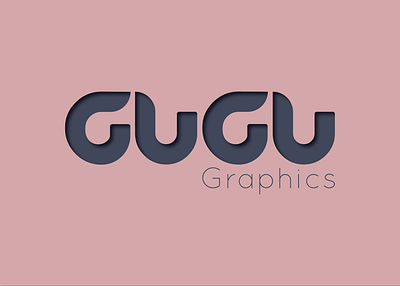 Gugu Graphics logo branding design illustration logo minimal typography