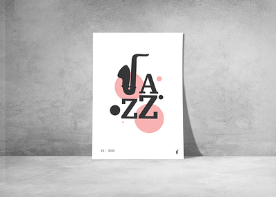 Jazz poster app art challenge clean colour design desktop illustration mobile responsive