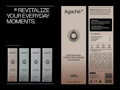 Agache Packaging beauty beauty logo branding clean cosmetics layout logodesign modern packaging packaging design packagingdesign product skincare