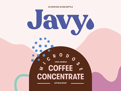 Label Designs for Javy Coffee ☕ animation brand identity branding coffee cold brew drink label label design logo logo design motion graphics packaging typography