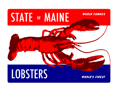 State of Maine | Lobsters 1940s lobsterstudio maine