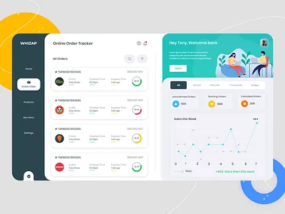 POS - Online Food Order ( Tracking ) app clean design icon ios mobile neat online passion work ui ux web