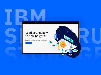 IBM Spectrum Storage adobe illustrator adobe xd design illustration ui visual