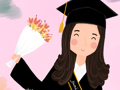 Graduation artworks childrenbook comissionwork illustration illustrator procreate