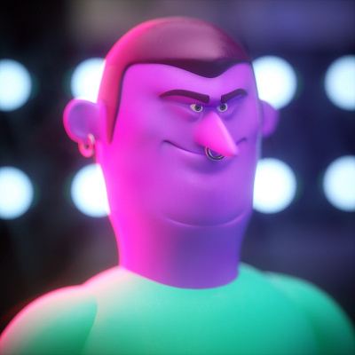 Picaro man. characterdesign cinema4d illustration