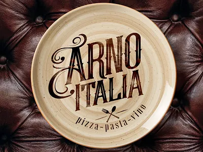 Arno Italia branding branding design graphicdesign inspiration inspiration logo design symbol italian restaurant logo logodesign restaurant branding