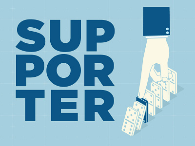 SUPPORTER concept design idea illustration supporters