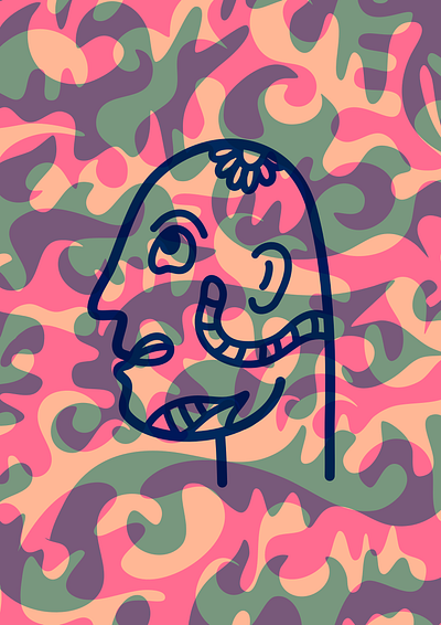 Face camo camouflage face