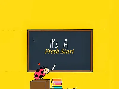 fresh Start animation design illustration