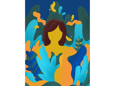 Woman & Nature applepencil art artoftheday arts artwork characterdesign creative dailyart design digitalart digitalillustration doodle graphicdesign illustration illustrations myart nature procreate procreateart woman