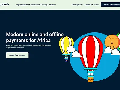 ballon branding design figma figmaafrica figmadesign illustration payment app paystack ui