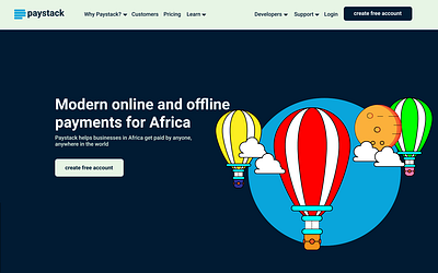 ballon branding design figma figmaafrica figmadesign illustration payment app paystack ui