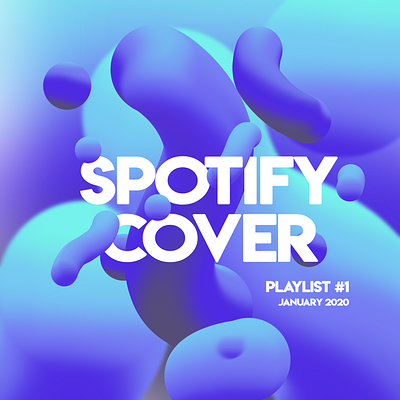 Spotify Cover Exploration 2020 album colorful colors concept cover cover artwork design exploration gradient illustration light material minimal minimalistic spotify vector visuals white