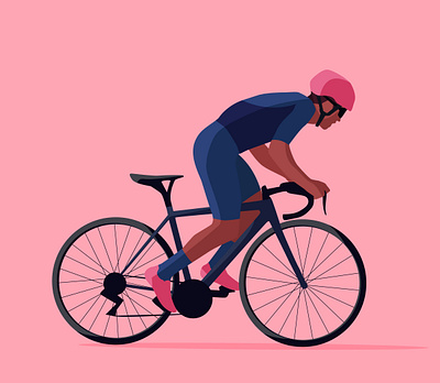 Cycling branding cycling design digitalart flat graphicdesign identity illustration logo minimal vector web