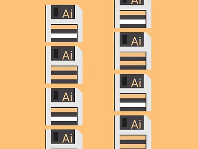 First download of Adobe Illustrator adobe adobe illustrator adobe illustrator cc design download floppy floppy disk illustrator motion motiondesign upload vector