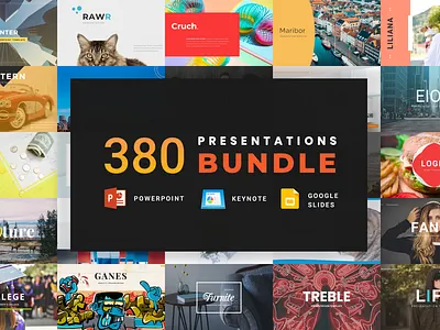 380 Presentations Bundle! 99% OFF! agency branding bundle business company corporate creative deck design layout layout design modern powerpoint powerpoint bundle powerpoint design powerpoint template ppt presentation slide design template ui