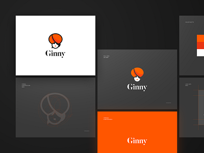 Ginny, Merixstudio app - logo design android branding character flutter graphic design illustrator ios iphone logo design map minimal mobile app profile sketch symbol transport wizard