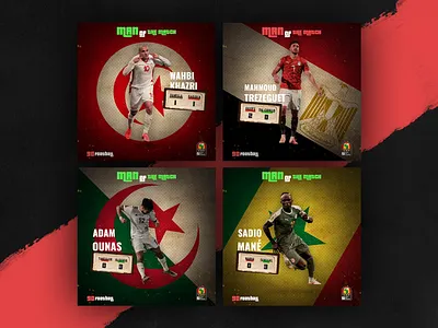 Social media post for 90 football mag