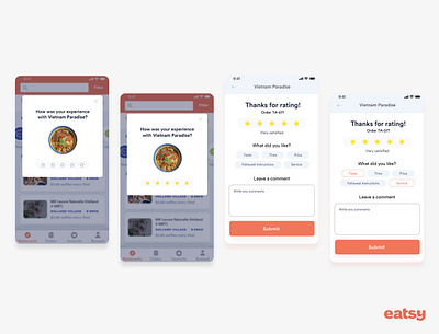 Restaurant rating in a food ordering app 5 stars rating restaurant restaurant app star