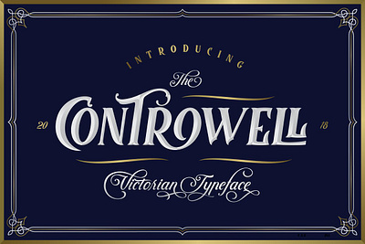 Controwell Free Victorian Typeface design font free font free fonts freebie freebies typeface typefaces typogaphy typography