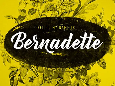 Bernadette - Free script font font font family free font free fonts freebie freebies typeface typefaces typogaphy typography