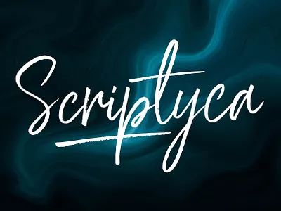 Scriptyca Free Brush Font design font free font free fonts freebie freebies typeface typefaces typogaphy typography