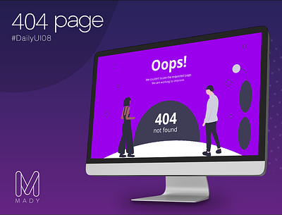 Daily UI 404 Page 08 dailyui