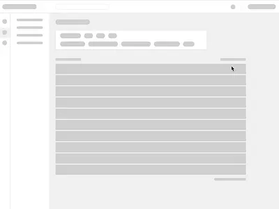 Wireframes Sidebar Interaction animation app design flat minimal product ui uiux ux web web app website wireframes
