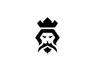 LOGO EXPLORATION beard brand brand identity branding crown graphicdesign icon king lion logo logodesign luxury mark minimal minimalist modern royal symbol