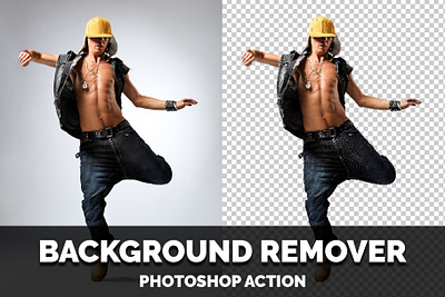 Background Remover Photoshop Action abstract action actions artwork atn background background remove illustration photo manipulation photoshop action wall art