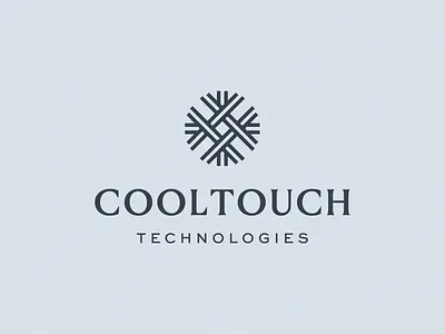Stay cool brand branding design fabric icon logo snowflake woven