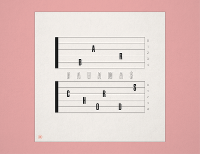 10x19 No. 8 "Bar Chords" by Bahamas 10x19 album album art album artwork album cover album cover design bahamas concept concept design conceptual vinyl