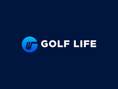 Golf LIfe app icon branding company logo golf golf logo icon icon app logo logo design logo for sale logo mark logo mark symbol logo mark symbol icon logos logotype mark negativespace simple symbol web logo