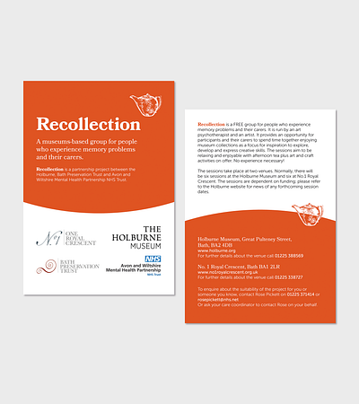 Recollection Project Booklet booklet design museum print