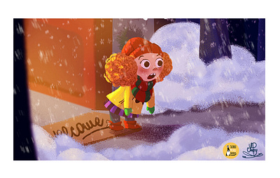 The Christmas Adventure of Zhana Pompon character design childrens illustration design illustration picturebook visual development