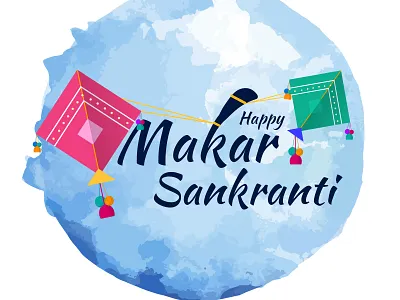 Makar Sankranti coloful festival indian kites makar sankrant