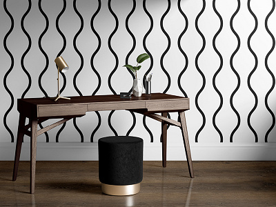 Monochrome Lines black and white creative market design resources geometric graphic design illustration lines monochrome pattern poster shapes