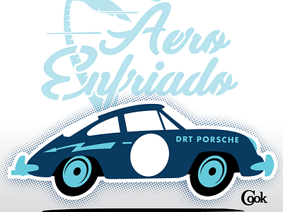 DRT Porsche 356 illustration automotive illustration porsche vector