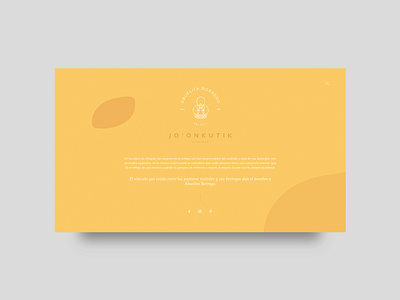 Abuelita Borrego - About Screen branding design minimal sneakpeek ui web website