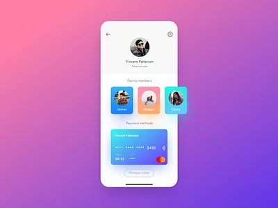 User Profile — Daily UI 6 006 app cards dailyui design ios members mobile app design profile ui user ux