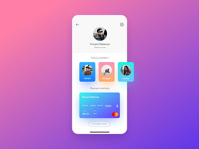 User Profile — Daily UI 6 006 app cards dailyui design ios members mobile app design profile ui user ux