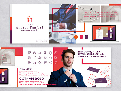 Moodboard - Studio Andrea Fanfani brand brand design brand identity branding color palette design design process graphic logo logo design logo designer logotype moodboard palette stylescape